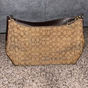 Coach Brown Signature Shoulder Bag